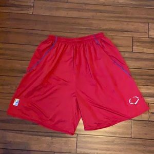 EvoShield Red XL Athletic Shorts
